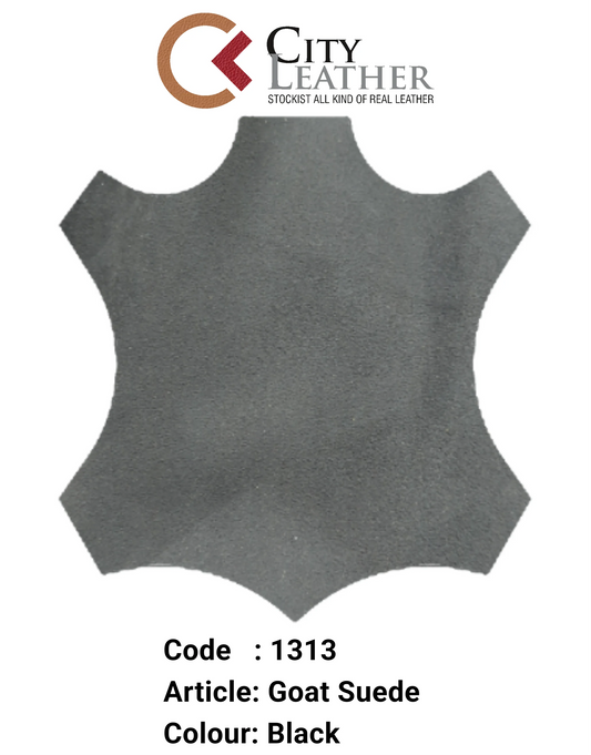 Goat Suede Black (1313)
